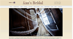Desktop Screenshot of annbridal.net